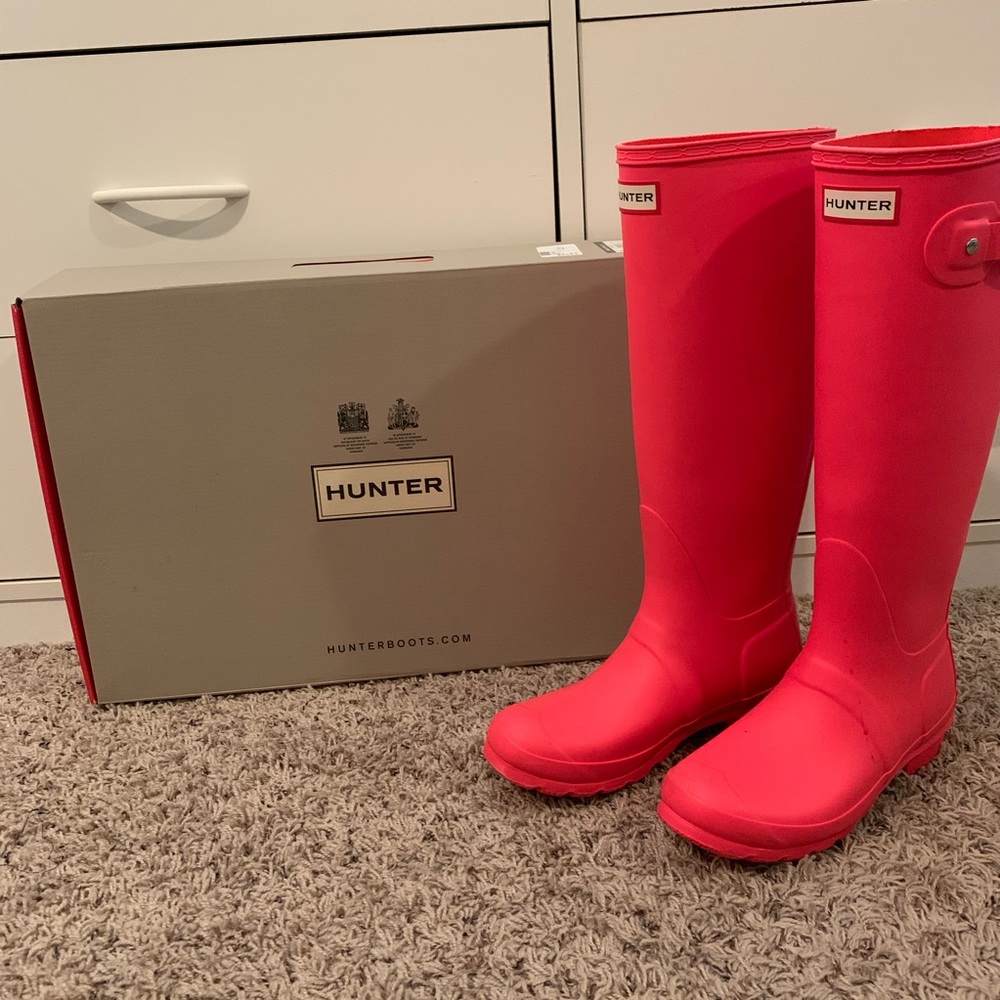 Hunter Boots Hot Pink
